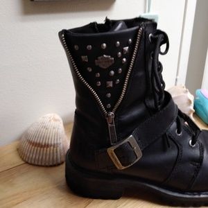 Women's Harley Davidson Biker Boots